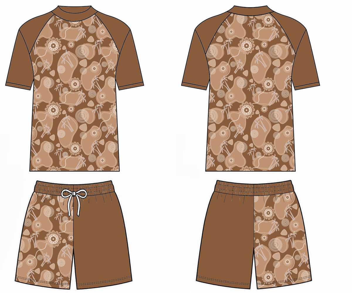 Digital design - Brown beach